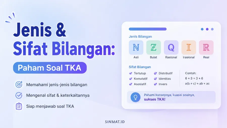 Trik Cepat Jenis & Sifat Bilangan: Paham soal TKA 5 Menit!