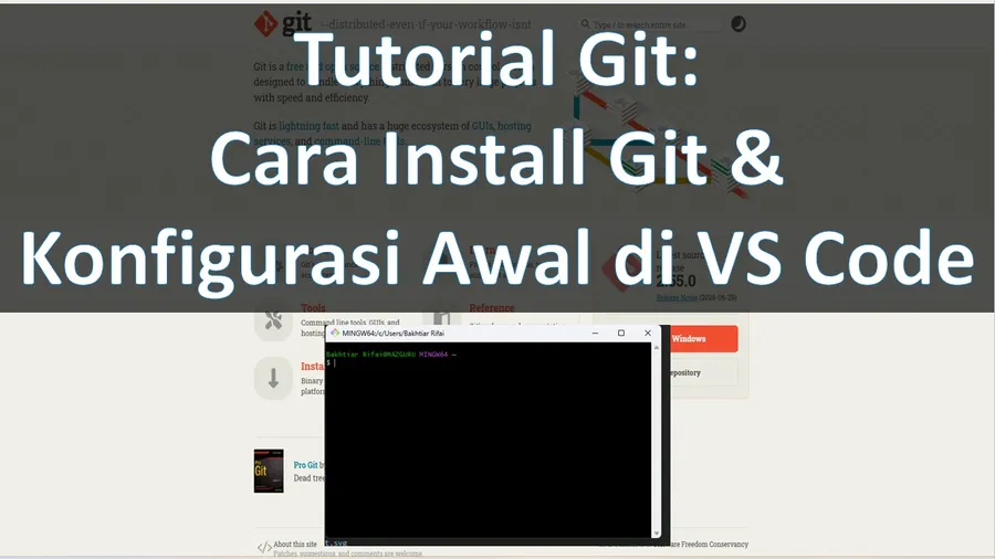 Tutorial Git: Cara Install Git & Konfigurasi Awal di VS Code